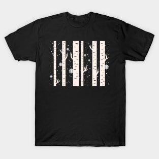 Birch Tree Pattern T-Shirt